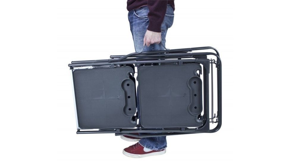 GCI Outdoor Slim-Fold Cook Station, Black Chrome, 15026