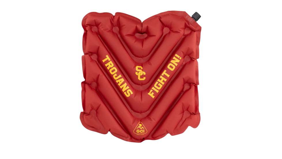 Gci Outdoor V SeatTM, Inflatable Stadium Cushion or Glassing Pad, USC Trojans, 12VS03B-USC