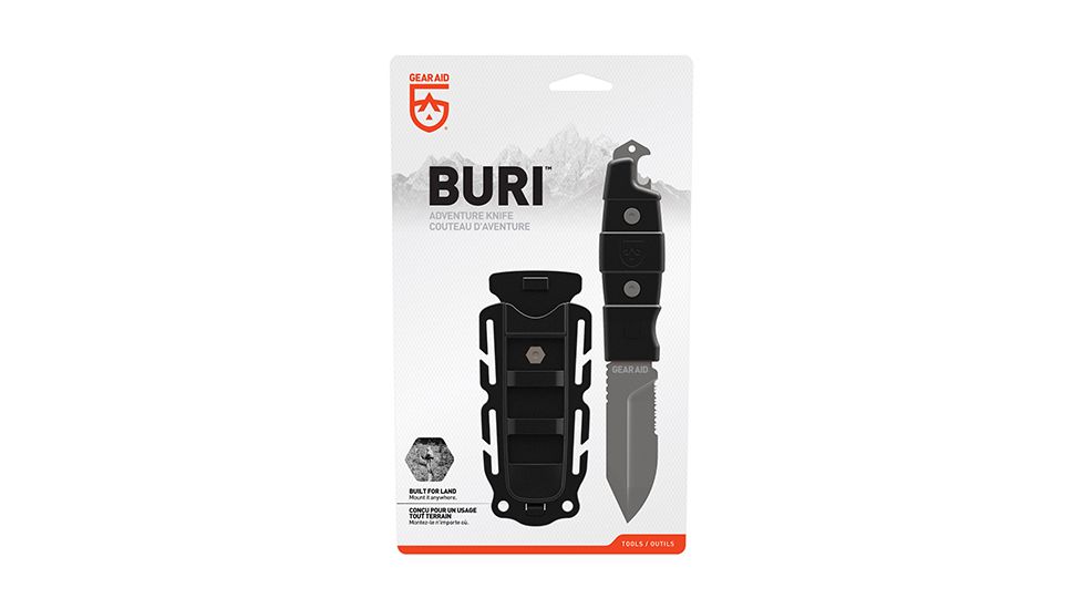 Gear Aid Buri Utility Knife Black 62050