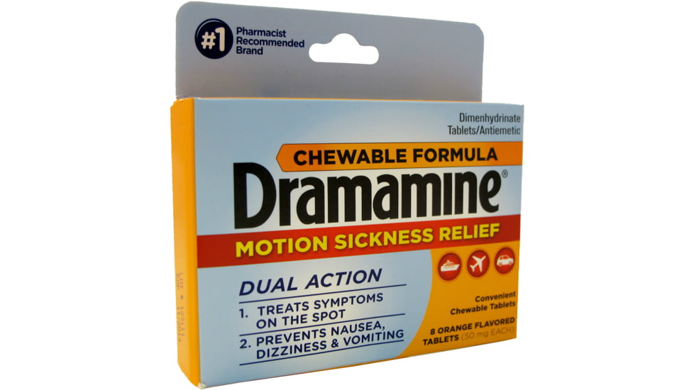 Adventure Medical Kits Dramamine Chewable 8 Pack