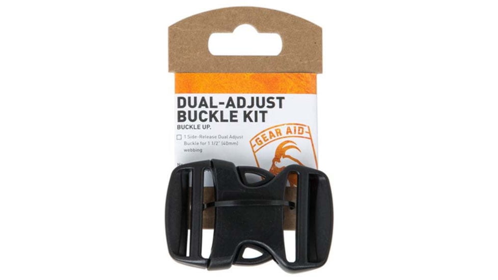 Gear Aid Dual Adjust Buckle, 1.5in, Black, 80375