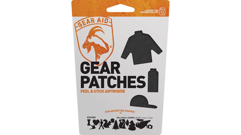Gear Aid Gear Patch Wolf/fish 20 Black 10945