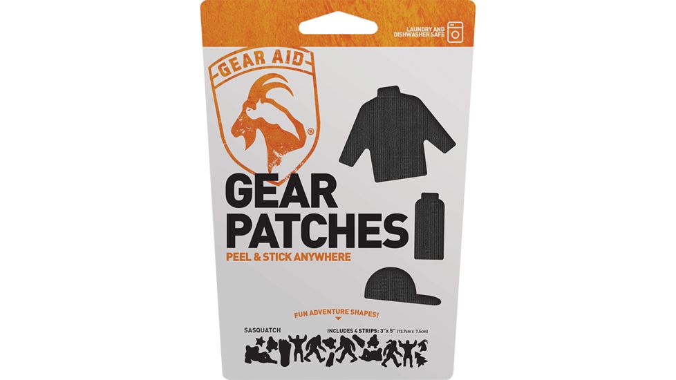 Gear Aid Gear Patch Wolf/fish 20 Black 10945