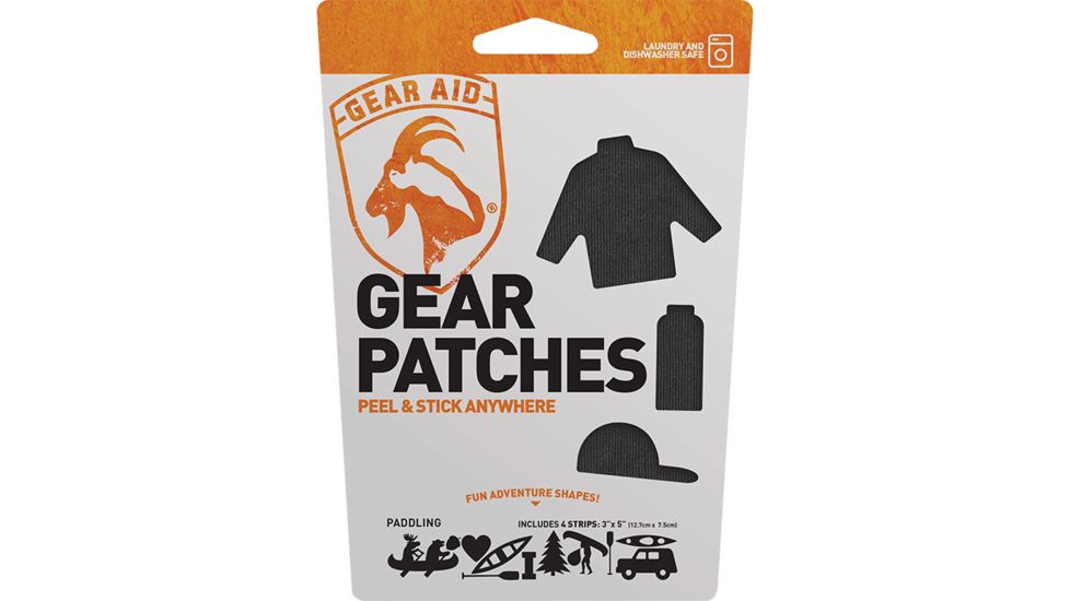 Gear Aid Gear Patch Wolf/fish 20 Black 10945