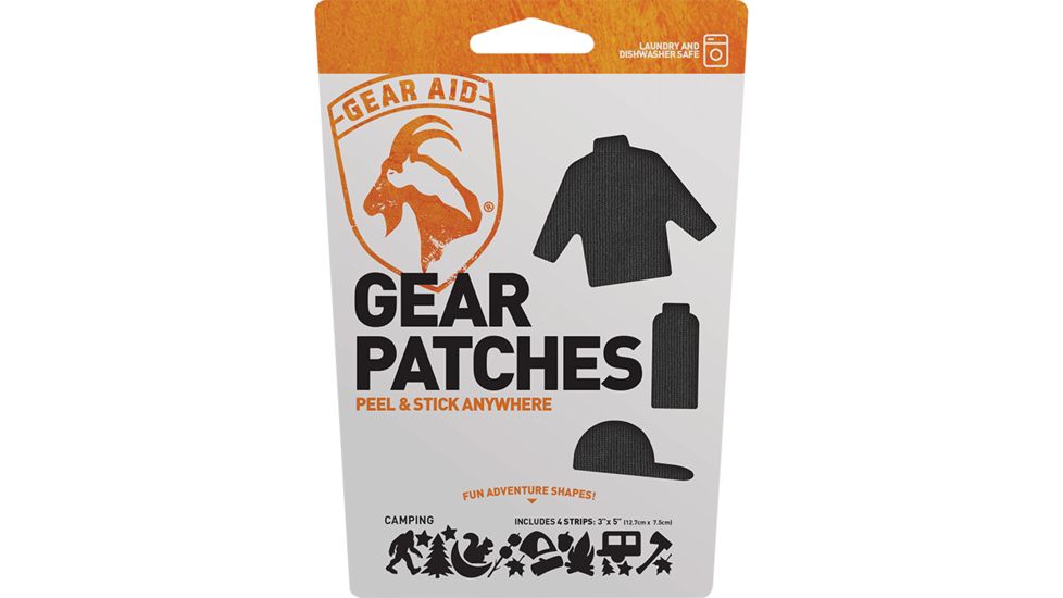 Gear Aid Gear Patch Wolf/fish 20 Black 10945