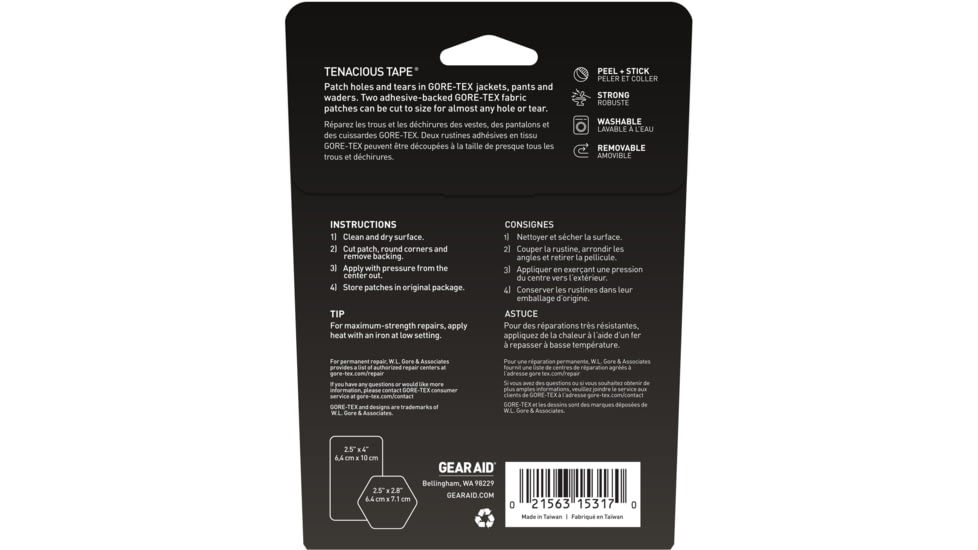 Gear Aid GORE-TEX Fabric Patches