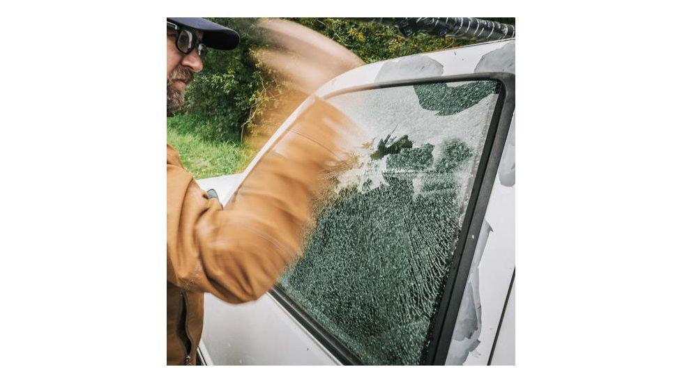 Gear Aid Kotu Tanto Survival Knife w/ Quick Release Sheath and Removable Belt Clip, Titanium-coated 3in Blade, Acetal Handle, Black MCN 62040