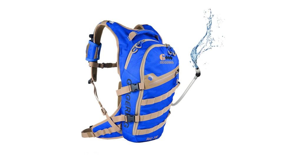 Geigerrig Rig 700M Hydration System, Blue/Tan, 70 oz. GR85459