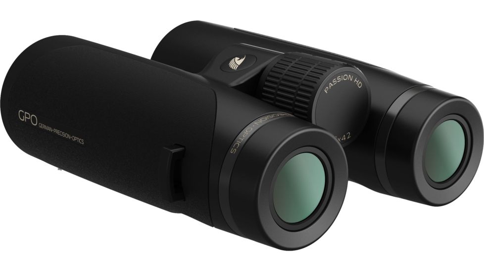 German Precision Optics GPO PASSION HD 10x42HD Binocular, Charcoal Black, 10x42HD, B620