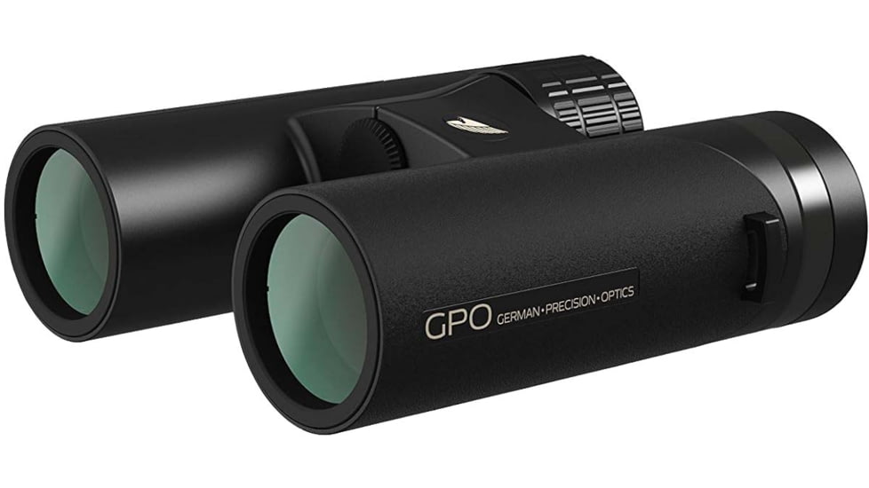 German Precision Optics PASSION ED 10x32mm Schmidt-Pechan Prism Binocular, Charcoal Black, B320