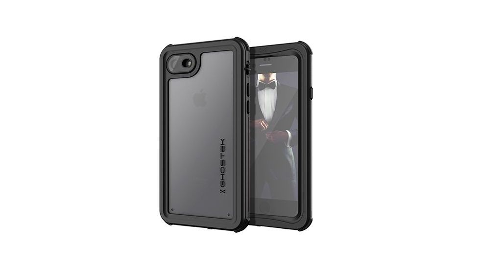 GHOSTEK iPhone 7/8 Nautical Case, Black, Black, GHO-01580