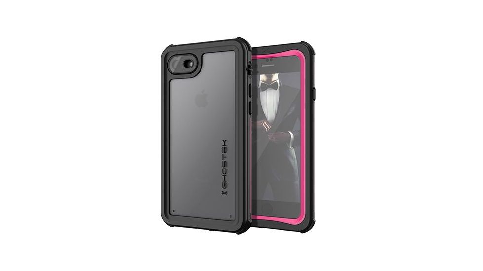 GHOSTEK iPhone 7/8 Nautical Case, Pink, Pink, GHO-01597
