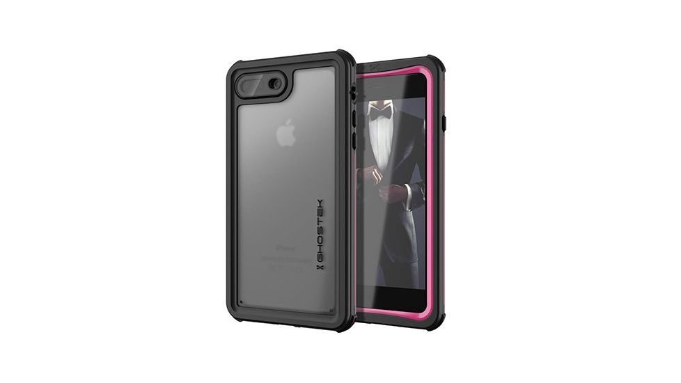 GHOSTEK iPhone 7/8 Plus Nautical Case, Pink, Pink, GHO-01658