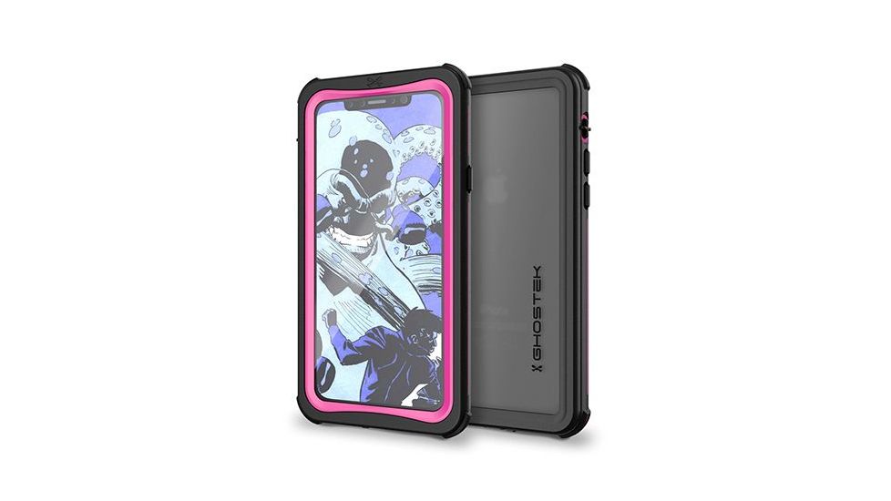 GHOSTEK iPhone X Nautical Case, Pink, Pink, GHO-01535