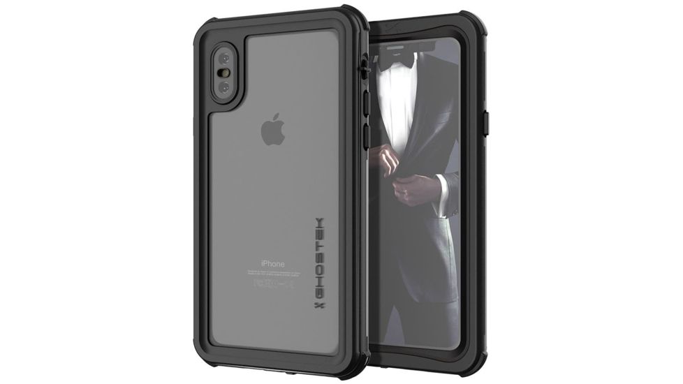 GHOSTEK iPhone XS Nautical2 Case, Black, GHO-GHOCAS1073