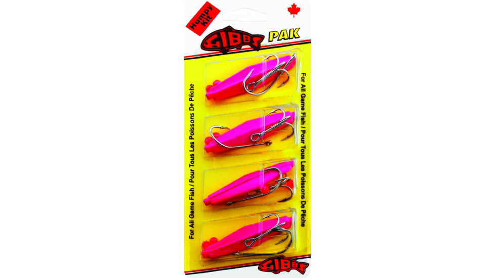 Gibbs Humpy Kit #3#2.5 Pink Blizzard, 4 Pcs, 0004-HK03