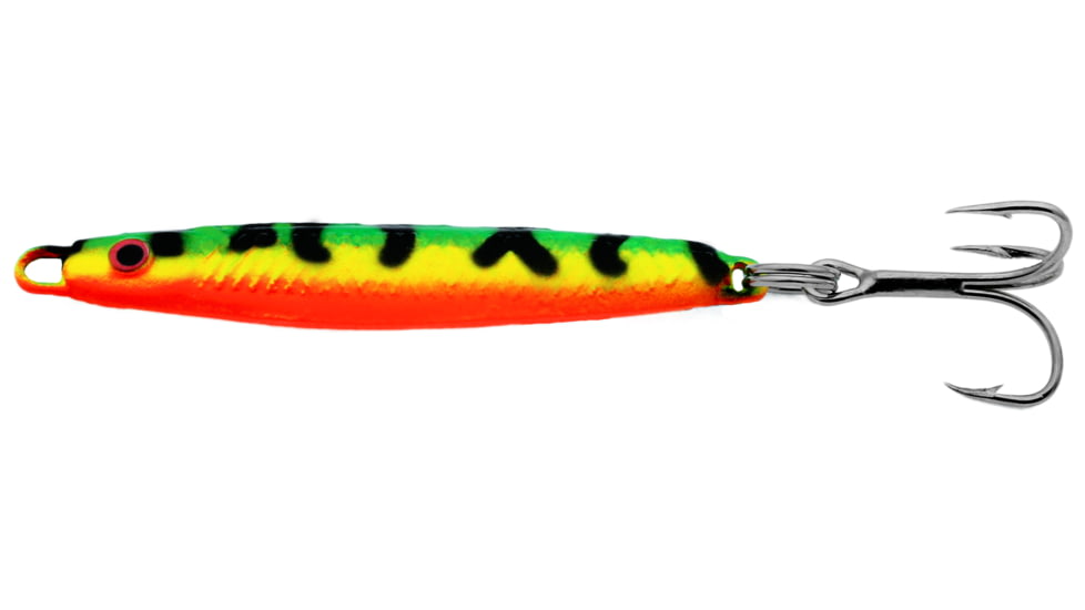 Gibbs Minnow Jig #12, Fire Tiger, 12 g, 1/2oz, 1100-012FTGR