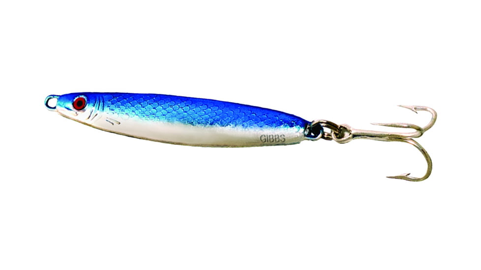Gibbs Minnow Jig #12, Glow Blue, 12 g, 1/2oz, 1100-012GBBK