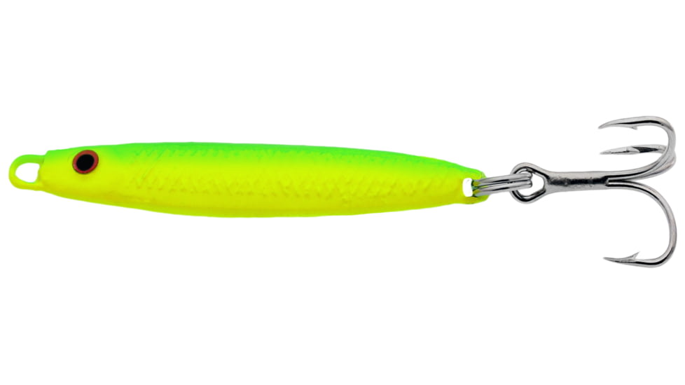 Gibbs Minnow Jig #12, Kelly Green Chart Fused, 12 g, 1/2oz, 1100-012KGCF