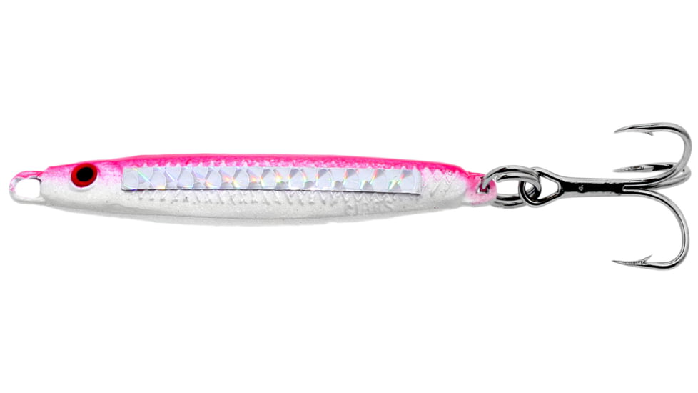 Gibbs Minnow Jig #12, Pink Hex, 12 g, 1/2oz, 1100-012PKH