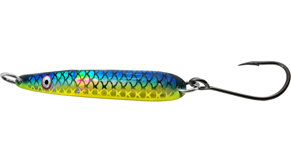 Gibbs Skinny G Trolling Spoon, 3 3/4in, 1/4oz, Herring Aid/Nickel, 30021