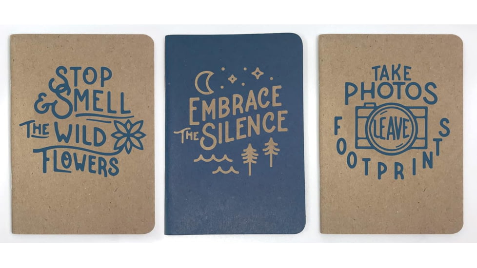 Gibbs Solitude Set of 3 Notebook, 3.5 x 5.5in, 9781423651956