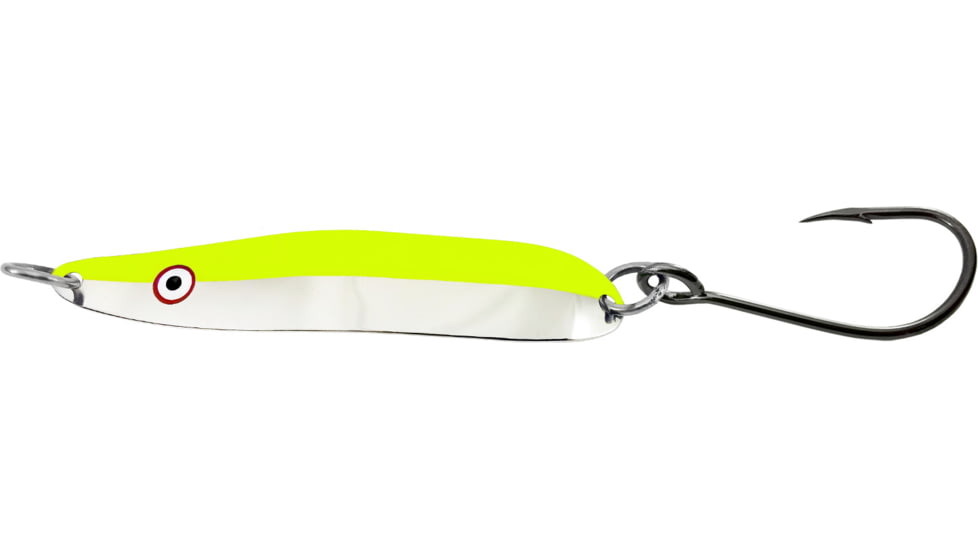 Gibbs Wee G Trolling Spoon, Nickel/Chartreuse, 30517