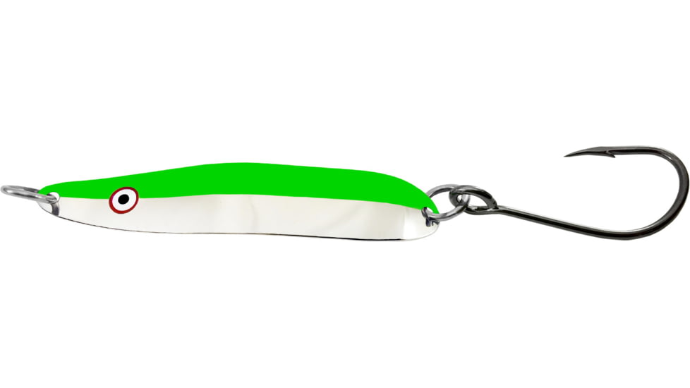 Gibbs Wee G Trolling Spoon, Nickel/Green, 30516