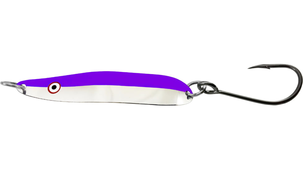 Gibbs Wee G Trolling Spoon, Nickel/Purple, 30519