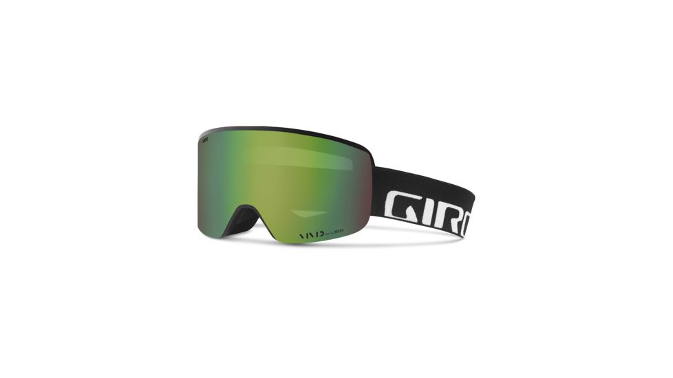 Giro Axis Goggles, Black Wordmark/Vivid Emerald, Medium, 7082514