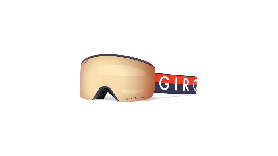 Giro Axis Goggles, Vivid Copper Lens, Midnight Red Throwback, 7094241