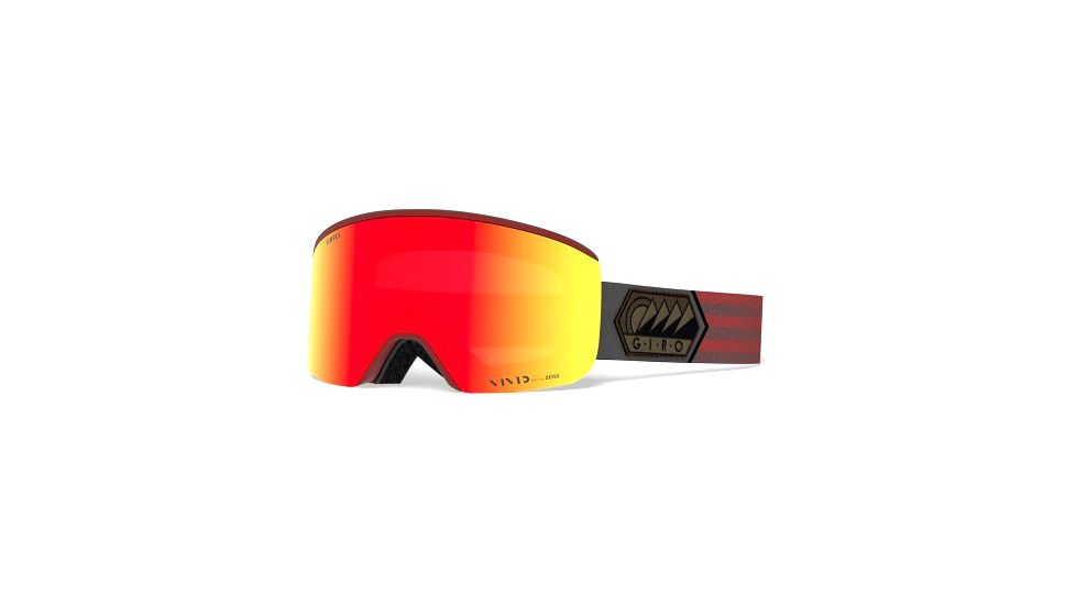 Giro Axis Goggles, Vivid Ember Lens, Dark Red Sierra, 7094233