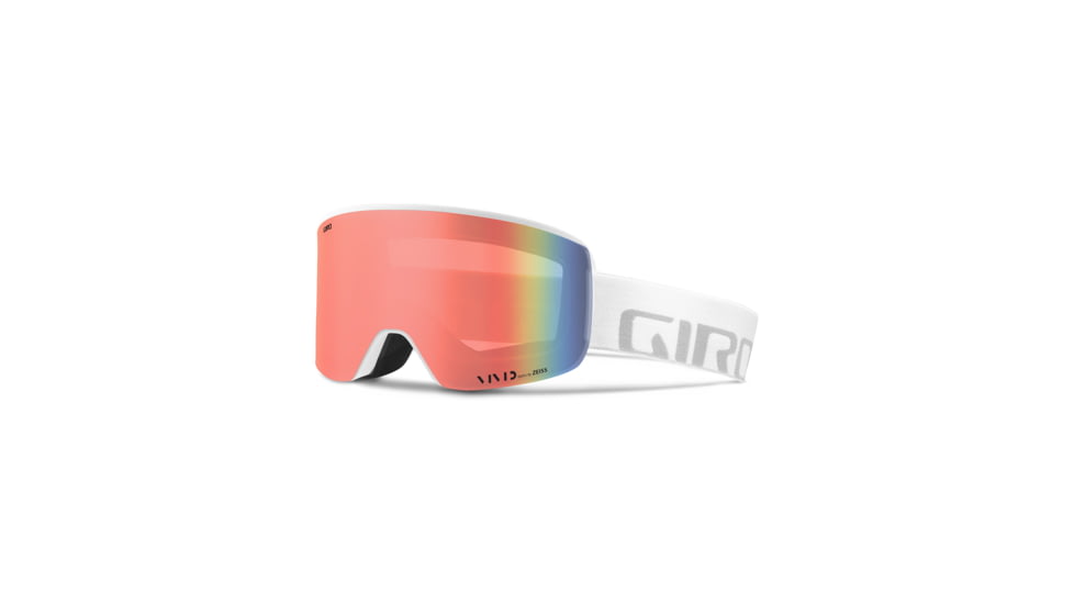 Giro Axis Goggles, White Wordmark/Vivid Infrared, Medium, 7082525