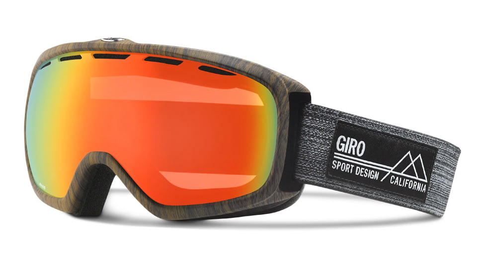 Giro Basis Goggle-Woodgrain-Persimmon Blaze