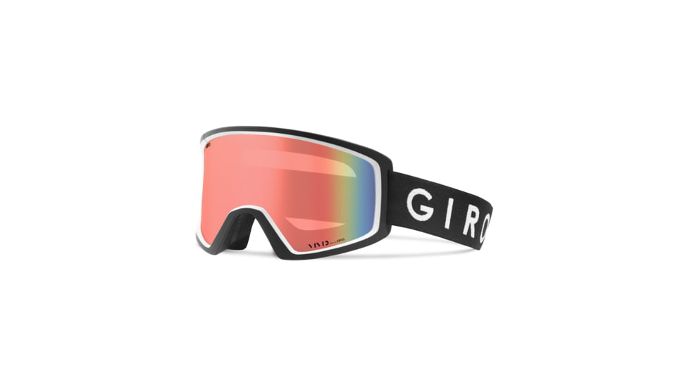 Giro Blok Goggles, Black/White Core/Vivid Infrared, Large, 7083117