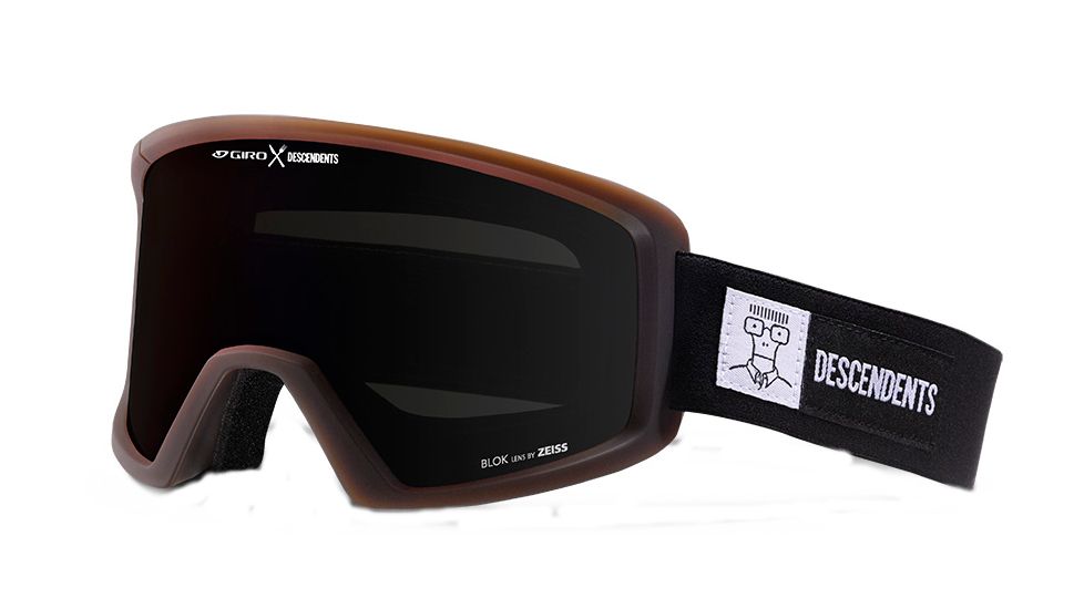 Giro Blok Goggles-Descendents Black/Dark Roast Brown-Black Limo