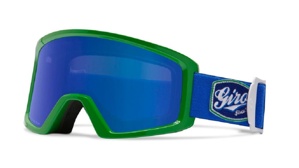Giro Blok Goggles-Black Static-Loden Yellow