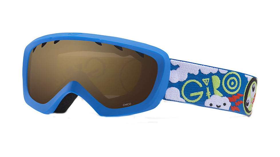 Giro Chico Goggle - Kid's-Blue/Lime Space-Amber Rose