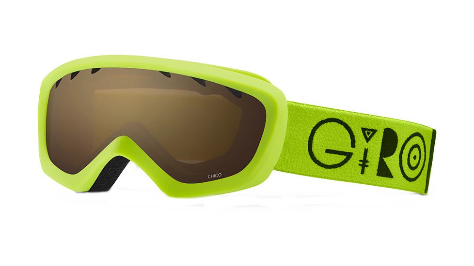 Giro Chico Goggle - Kid's-Lime/Black Geo-Amber Rose