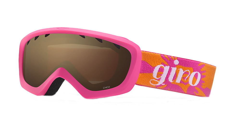 Giro Chico Goggle - Kid's-Magenta/Flame Flowers-Amber Rose