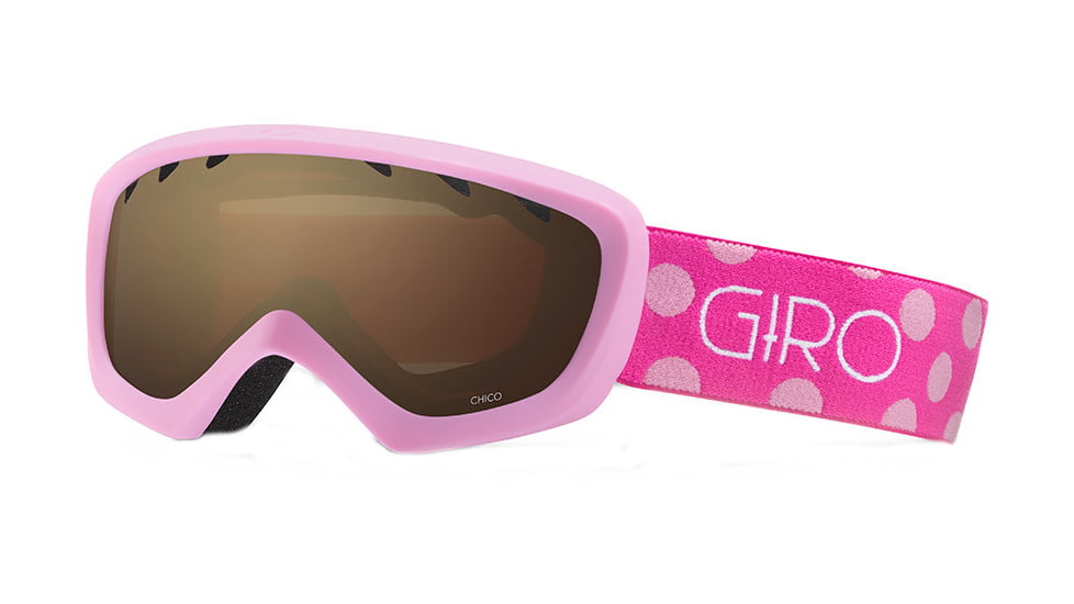 Giro Chico Goggle - Kid's-Pink/Magenta Dots-Amber Rose