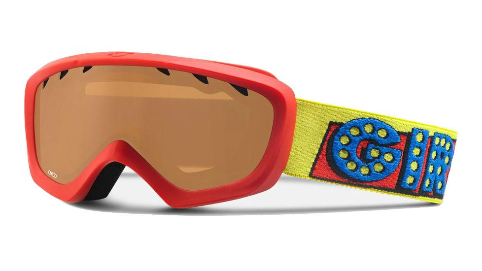 Giro Chico Goggle - Kids-Red Ski Ball-Amber Rose