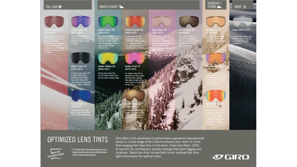 Giro Chico Goggle - Kids-White Stencil-Amber Rose