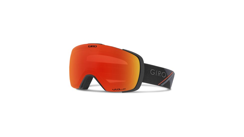 Giro Contact Goggle, Black/Red Sporttech/Vivid Ember, Large, 7082481