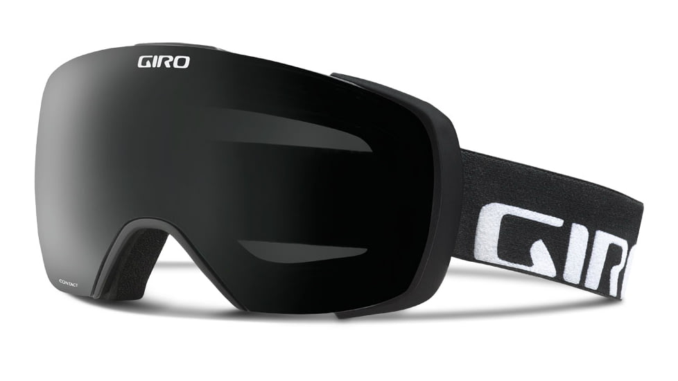 Giro Contact Goggle-Black Wordmark-Black Limo/Persimmon Blaze
