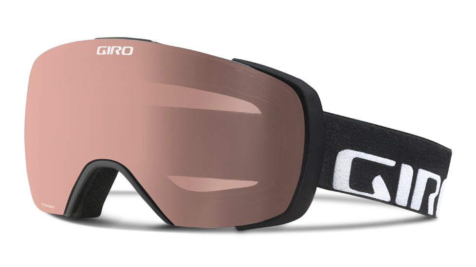 Giro Contact Goggle-Black Wordmark-Polarized Rose/Persimmon Boost