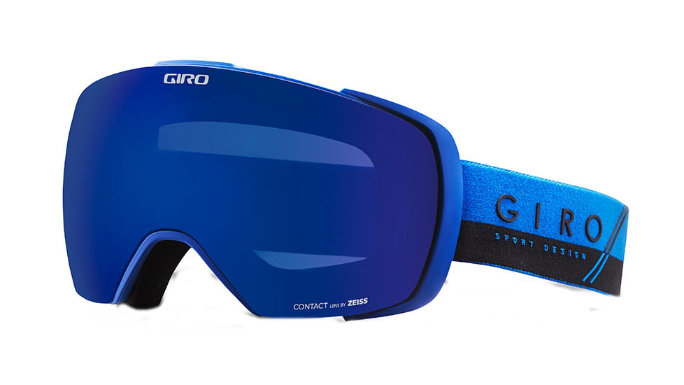 Giro Contact Goggle-Blue/Black Slash-Gray Cobalt/Persimmon Boost
