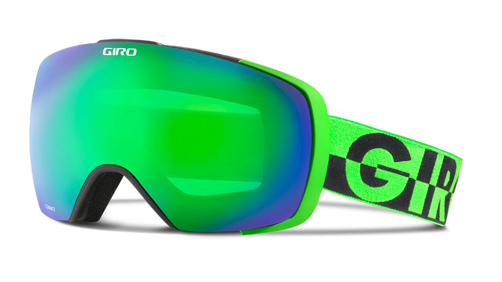 Giro Contact Goggle-Bright Green 50/50-Loden Green/Yellow Boost