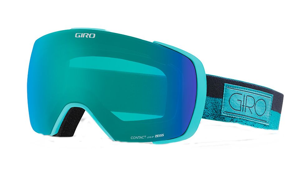 Giro Contact Goggle-Turquoise/Turbulence Rails-Loden Dynasty/Persimmon Boost