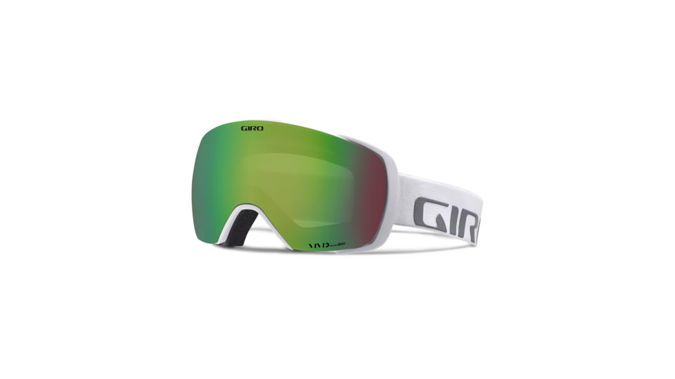 Giro Contact Goggle, White Wordmark/Vivid Emerald, Large, 7082475